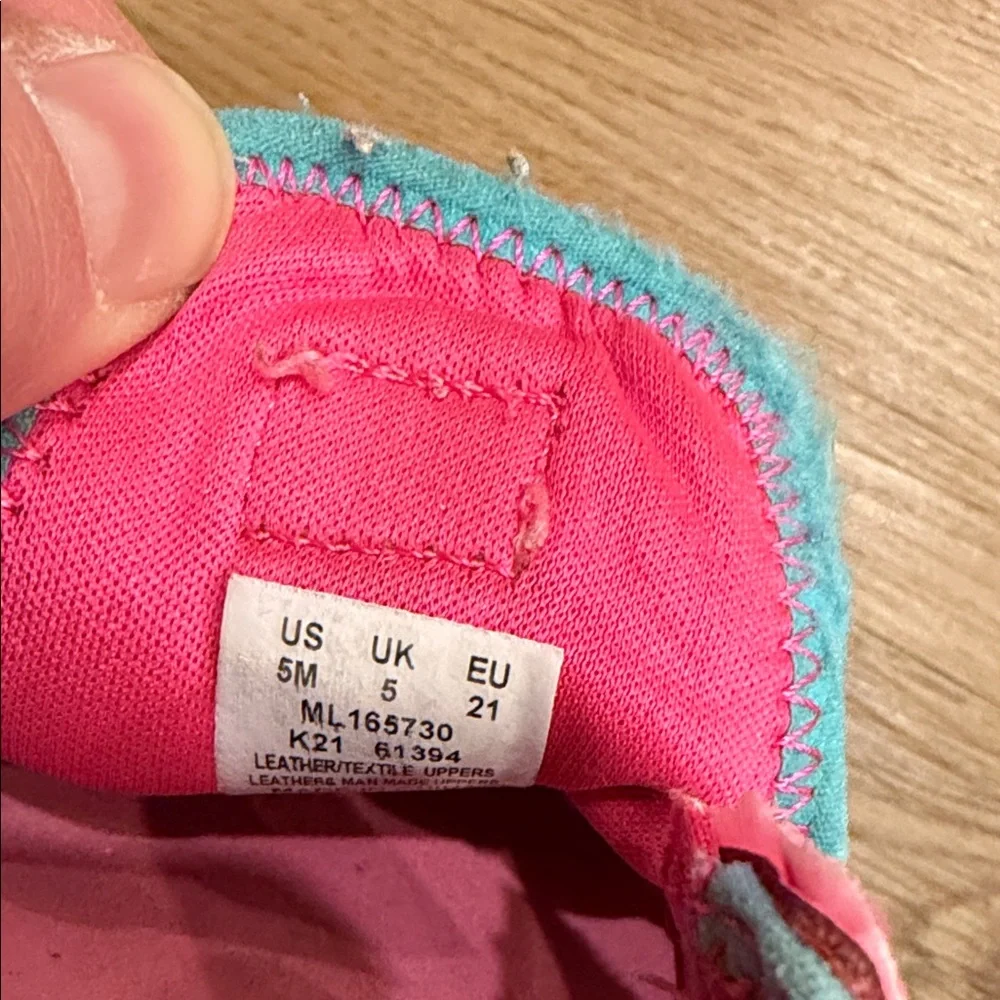 Merrell Pink and Blue Baby Walker Shoes